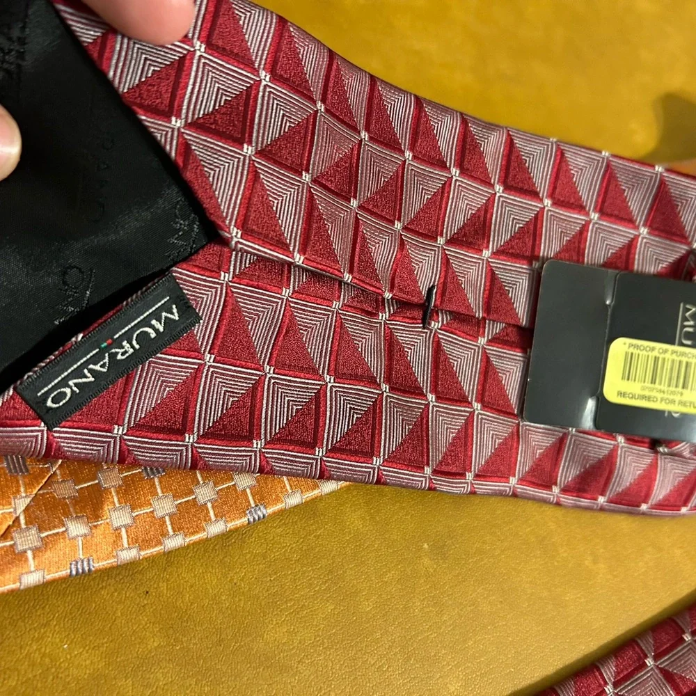 3 Men’s Silk Murano Neck Ties